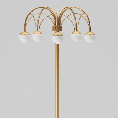 Напольный светодиодный светильник с регулировкой цветовой температуры 90194 золото Eurosvet Ragno
