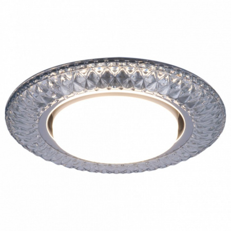 Точечный светильник со светодиодами 3020 GX53 CL прозрачный Elektrostandard Terad a035091