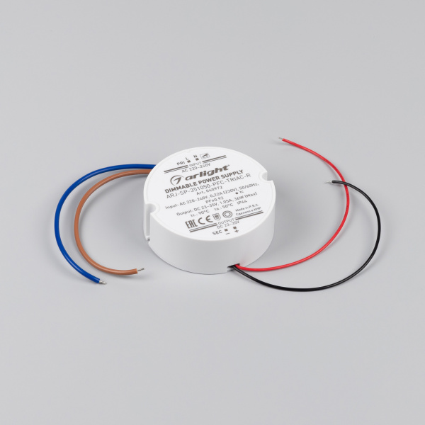 Arlight Блок питания ARJ-SP-351050-PFC-TRIAC-R (36W, 23-35V, 1050mA) (IP44 Пластик, 5 лет)