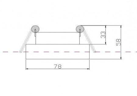 Встраиваемый светильник DL046-01W Maytoni Pauline