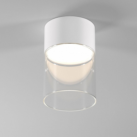 Светильник потолочный светодиодный 10W 4000К белый/прозрачный 25047/LED Elektrostandard Lumen a064710