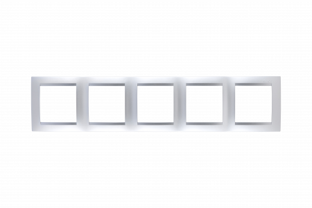 Simon 15 Алюминий Рамка 5-ая