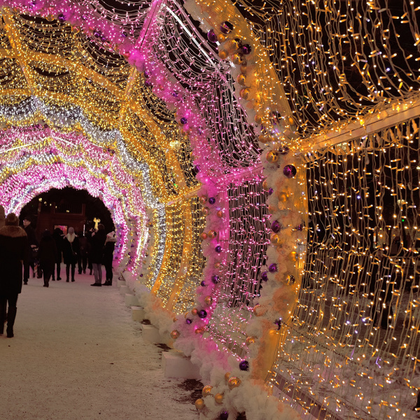 Arlight Светодиодная гирлянда ARD-STRING-CLASSIC-10000-WHITE-100LED-FLASH PINK (230V, 7W) (Ardecoled, IP65)