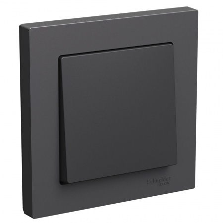 Systeme Electric AtlasDesign Базальт Выключатель 1-клавишный, сх.1, 10АХ, в сборе