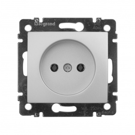 Legrand Valena Алюминий Розетка 1-ая б/з