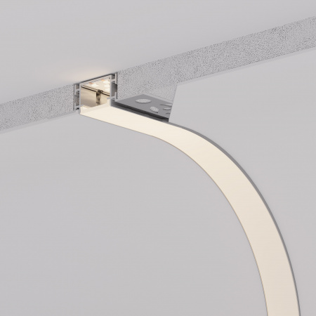 Arlight Профиль FANTOM-BENT-W23-TOP-2000 ANOD (Алюминий)