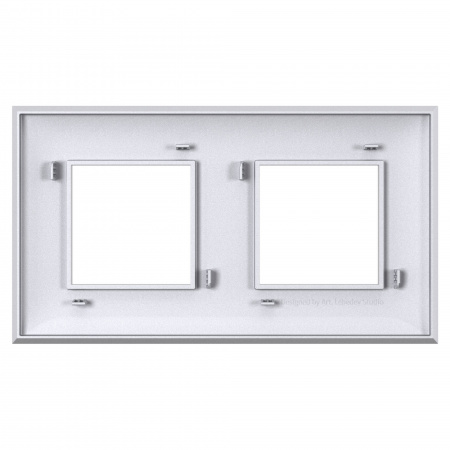 DKC Avanti Закаленная сталь Рамка 4 модуля