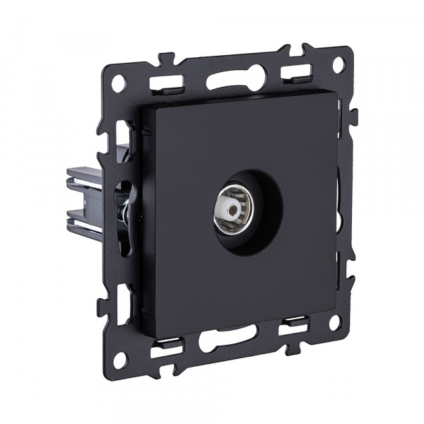 Розетка спутниковая SAT, черный Kollinger Asthetik AS-021BK