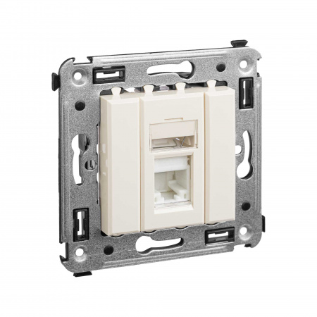DKC Avanti Ванильная дымка Компьютерная розетка RJ-45 один  категория  6