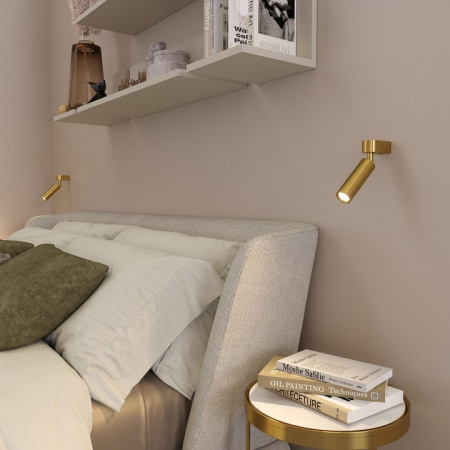 Настенный светильник 20143/1 LED латунь Eurosvet Pitch