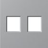 Donel Накладка 2-я для розеток RJ45, TV, SAT, матовый серый, серия A07, DE86940