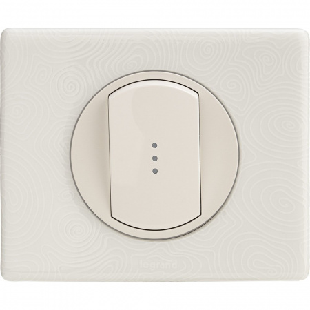 Legrand Celiane Фарфор Рамка Белая Феерия 1 пост (2 модуля)