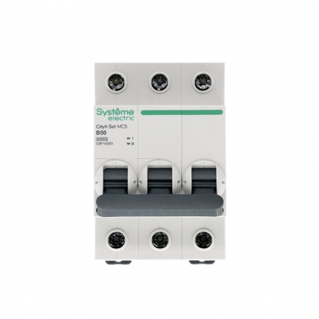 SE City9 Set Автоматический выключатель (АВ) B 50А 3P 4.5kA 400В