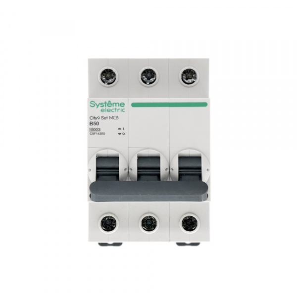 SE City9 Set Автоматический выключатель (АВ) B 50А 3P 4.5kA 400В