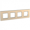 Schneider Electric Unica Quadro Медь Рамка 4-ая