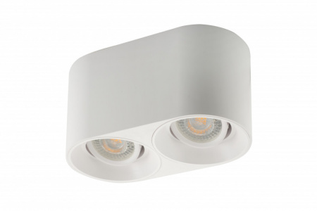 DK3036-WH Светильник накладной IP 20, 10 Вт, GU5.3, LED, белый, пластик