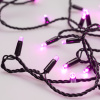 Arlight Светодиодная гирлянда ARD-STRING-CLASSIC-10000-BLACK-100LED-STD PINK (230V, 7W) (Ardecoled, IP65)
