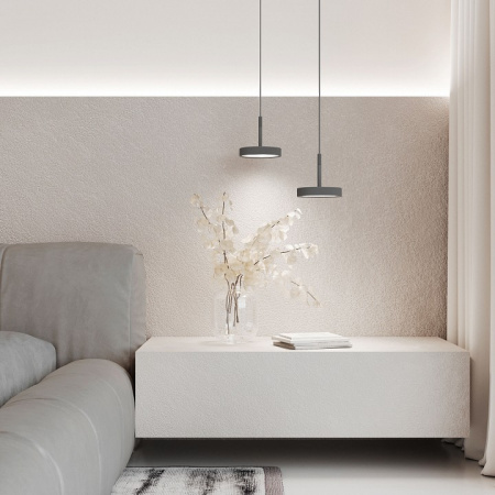 Подвесной светильник Plate / графит 50260 LED Elektrostandard Plate a065413