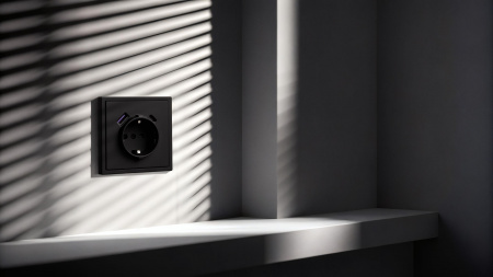 Розетка штепсельная SCHUKO 16A/250 В с USB A+C 20W, черный матовый Kollinger Eclipse EC-016BK