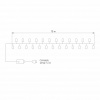 Гирлянда нить 10 м IP20 400-002 теплый белый Eurosvet 400-002