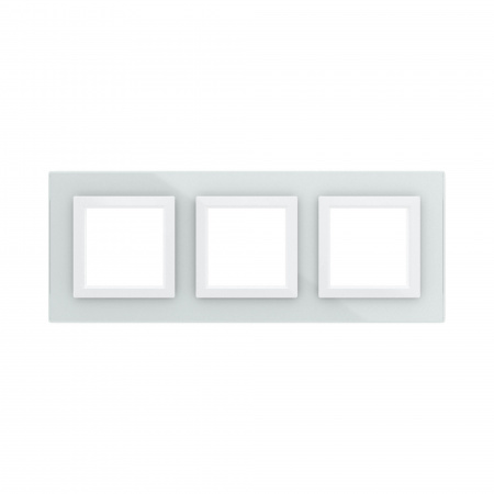 DKC Avanti Белый Стекло Рамка 6 модулей