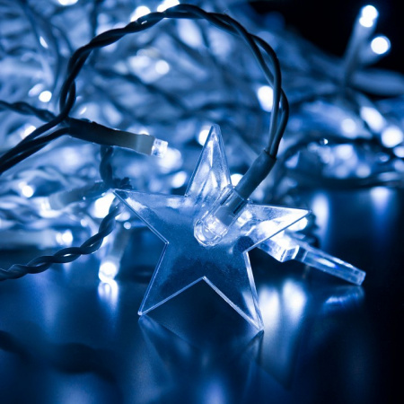 Гирлянда занавес бахрома белый 3*0,6м IP65 100-102 Eurosvet 100-102