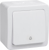 IEK GERMES PLUS ВСк20-1-0-ГПБ Выключатель 1кл кноп. о/у IP54 (цвет клавиш: белый)