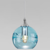 Подвесной светильник 50221/1 голубой Eurosvet Lotus