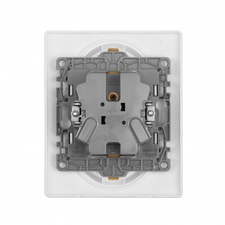 Legrand Etika Белый Двойная розетка с/з, винтовые клеммы