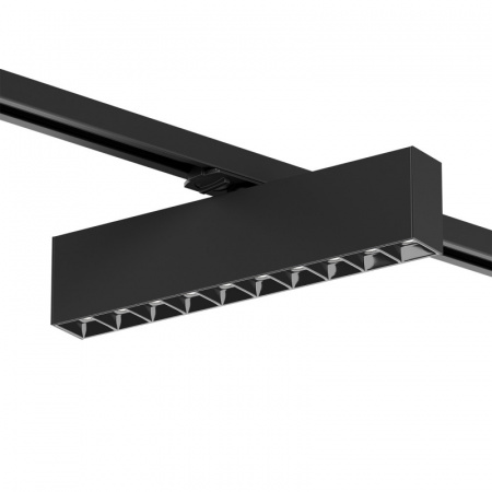 DK6444-BK Поворотный однофазный трековый светильник EDDER со светодиодом L273mm 220V 20W 30° 4000K IP20 черный алюминий