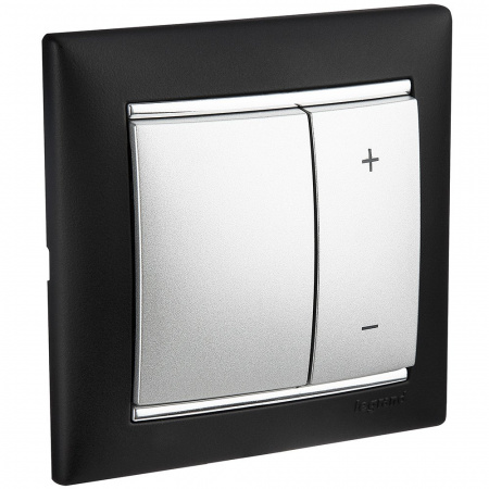 Legrand Valena Алюминий Светорегулятор нажимной 40-600W для л/н и обмоточных т-ров
