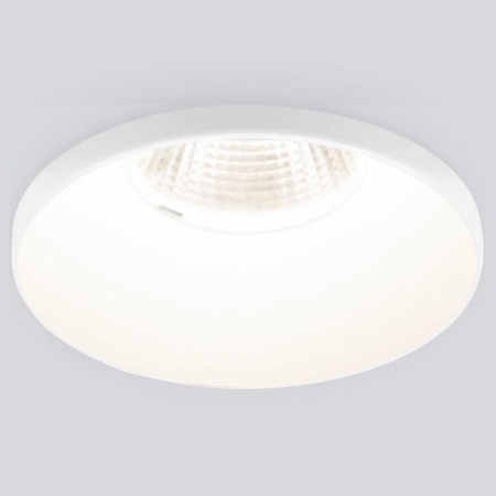 Встраиваемый точечный светодиодный светильник 25026/LED 7W 4200K WH белый Elektrostandard Nuta a056780