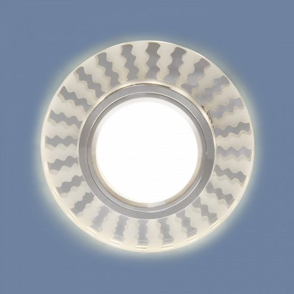 Встраиваемый точечный светильник с LED подсветкой 2248 MR16 Elektrostandard Wavi a047761