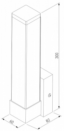 Настенный светодиодный светильник Jimy LED MRL LED 1110 белый Elektrostandard Jimy a052740