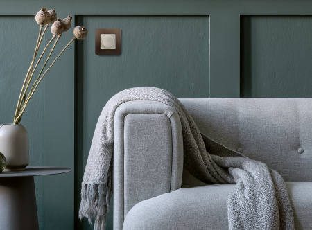 Legrand Etika Слоновая кость Светорегулятор поворотный, 300Вт, без нейтрали