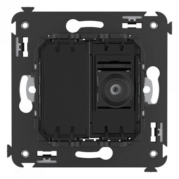 DKC Avanti Черный квадрат Розетка TV оконечная