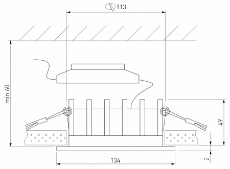 Светильник встраиваемый светодиодный Combi 20W 4000K белый 25069/LED Elektrostandard Combi a069009