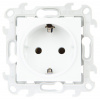 Simon 24 Белая Розетка 2К+3 Sсhuko без защитных шторок