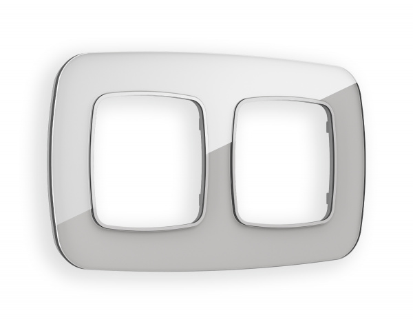 Рамка OMEGA Radian (Серебро Стекло органическое) 2-ая OF320402