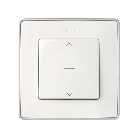 Simon 82 Белая Накладка на 3-х позицион. мех.управл. работой жалюзи, S82,82Нат,82Дет