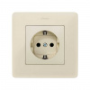 Simon 82 Слоновая кость Накладка розетки 1-ая с/з