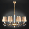 Подвесная люстра 60103/8 перламутровое золото Eurosvet Alcamo