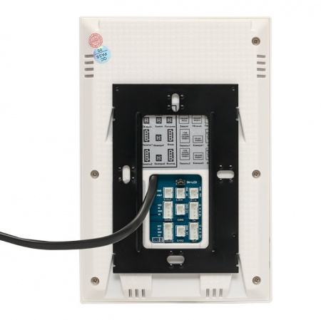 Видеодомофон IPV-01 бел. 4''TFT 4пр. 2 канала IP20 EKF