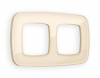Рамка OMEGA Coint (Бежевый Стекло органическое) 2-ая OF640302