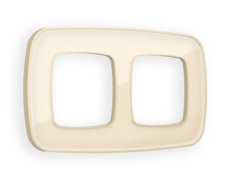 Рамка OMEGA Coint (Бежевый Стекло органическое) 2-ая OF640302