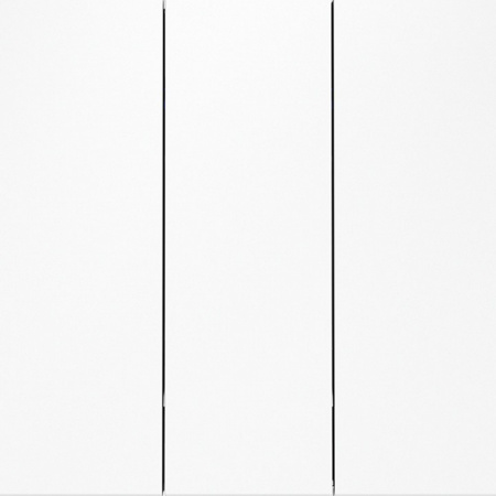 Выключатель встраиваемый VOLTUM S70 трехклавишный 10А, (белый матовый)