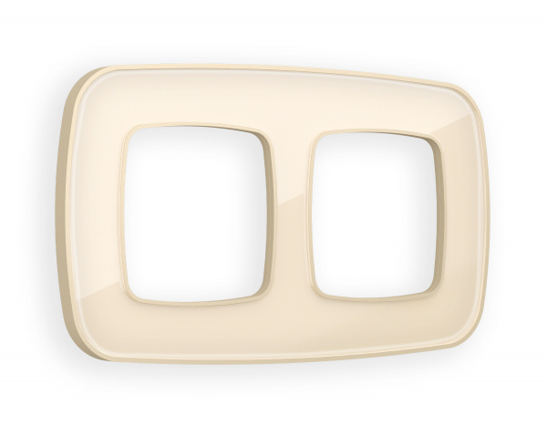 Рамка OMEGA Coint (Бежевый Стекло органическое) 2-ая OF640302