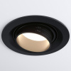 Встраиваемый светодиодный светильник с регулировкой угла освещения 9919 LED 10W 4200K черный Elektrostandard Zoom a052458