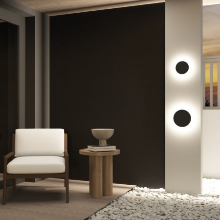 DK9781-BK Настенный светодиодный уличный светильник ALTA, IP65, 9 Вт, 3000K, черный, алюминий