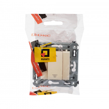 DKC Avanti Ванильная дымка Диммер кнопочный